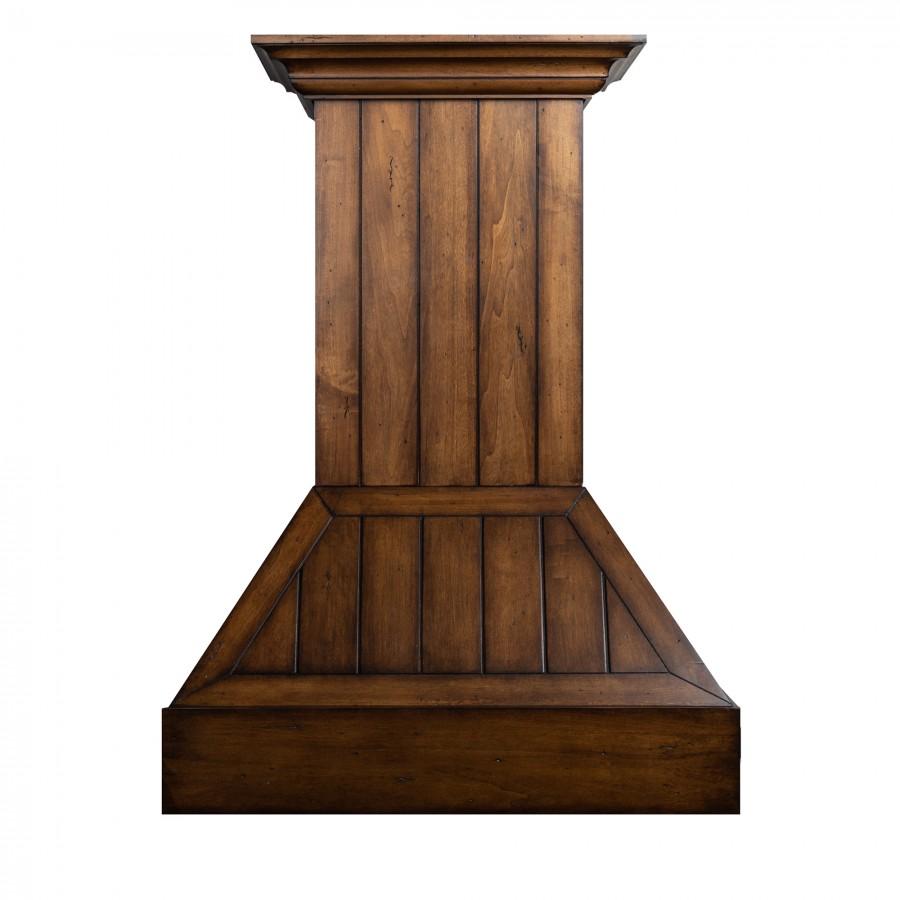 ZLINE 30" Shiplap Wooden Wall Mount Range Hood in Rustic Light Finish