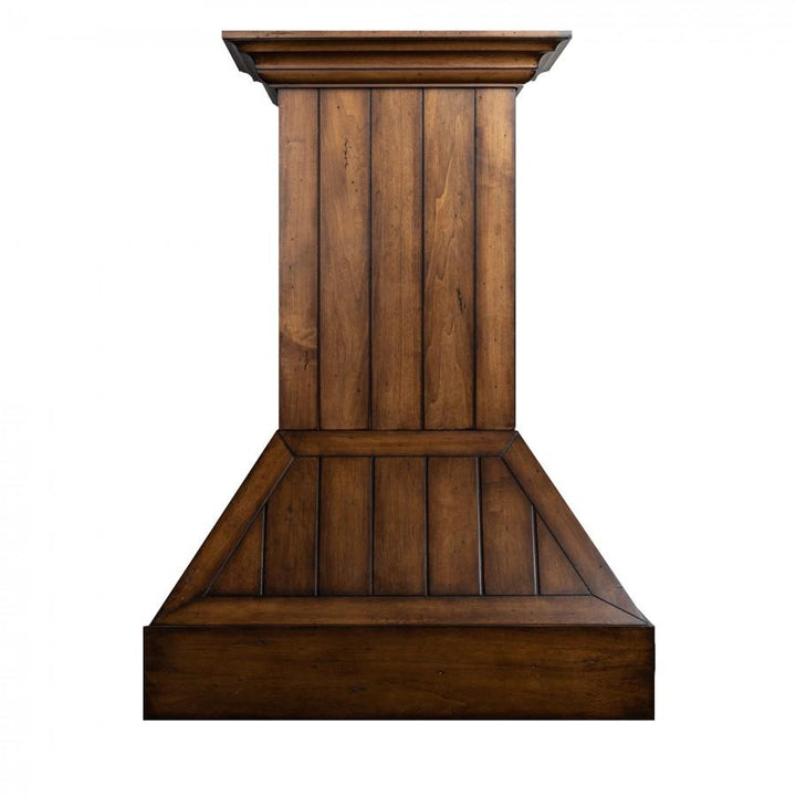ZLINE 30" Shiplap Wooden Wall Mount Range Hood in Rustic Light Finish