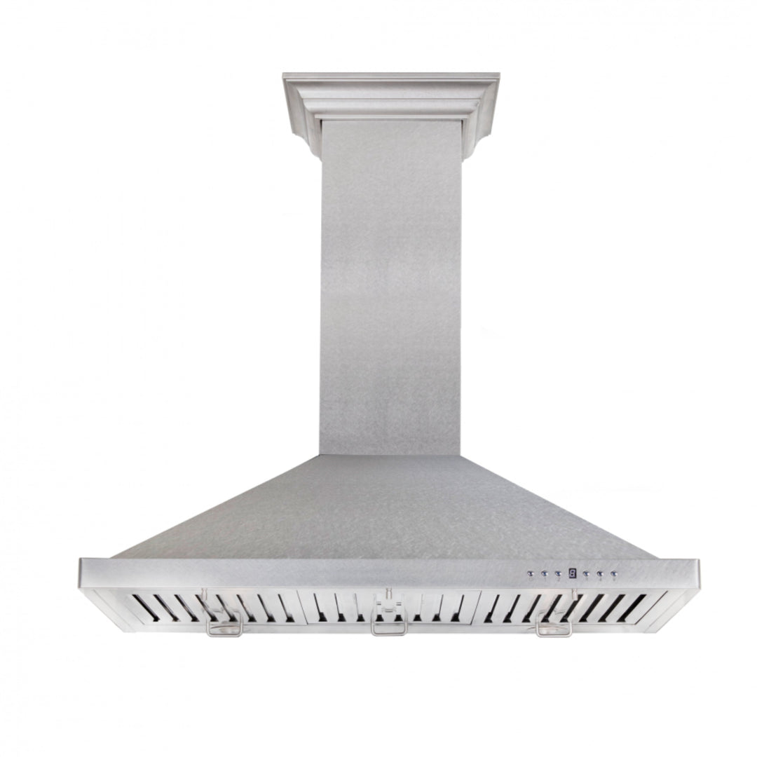 ZLINE 30" Designer Series Fingerprint Resistant Stainless Steel Convertible Vent Wall Mount Range Hood