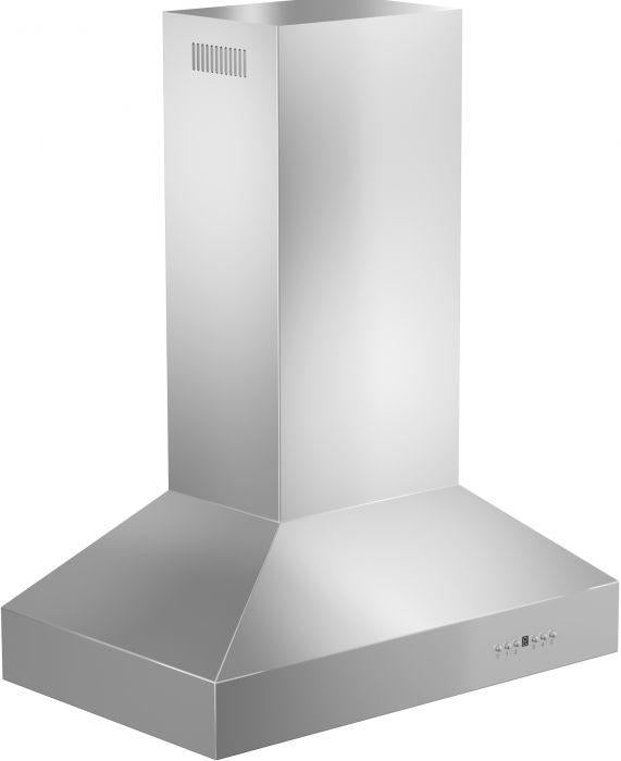 ZLINE 36 in. Remote Dual Blower Stainless Island Range Hood, 697i-RD-36