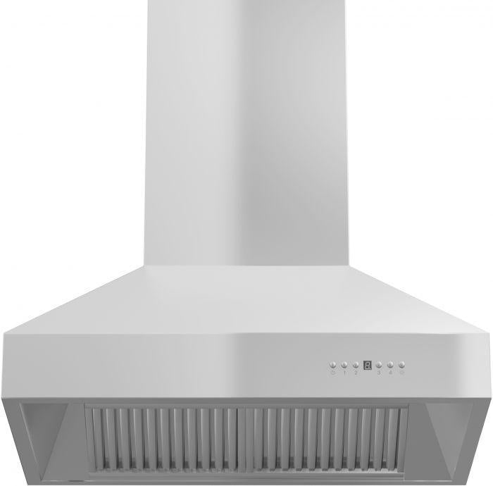 ZLINE 36 in. Ducted Island Mount Range Hood in Outdoor Approved Stainless Steel, 697i-304-36