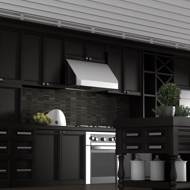 ZLINE 30” Under Cabinet Range Hood Stainless Steel Built-in Lighting