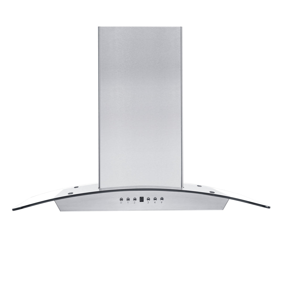 ZLINE 30" Convertible Vent Wall Mount Range Hood in Stainless Steel &amp; Glass (KZ-30)