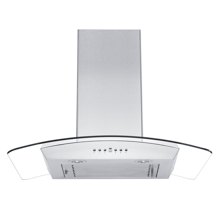ZLINE 30" Convertible Vent Wall Mount Range Hood in Stainless Steel &amp; Glass (KZ-30)