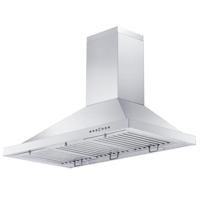 ZLINE 48 in. Convertible Vent Outdoor Approved Wall Mount Range Hood in Stainless Steel, KB-304-48