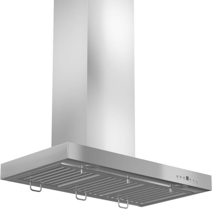 ZLINE 36 in. Convertible Vent Wall Mount Range Hood in Stainless Steel with Crown Molding, KECRN-36