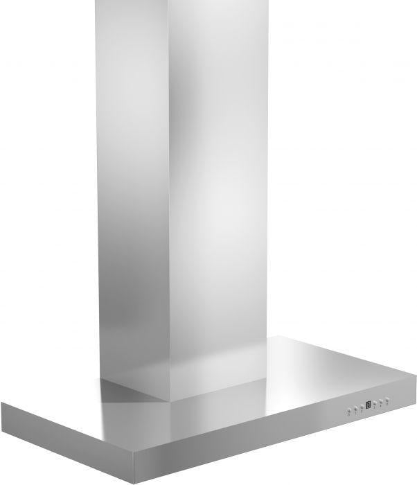 ZLINE 30 in. Convertible Vent Wall Mount Range Hood in Stainless Steel with Crown Molding, KECRN-30