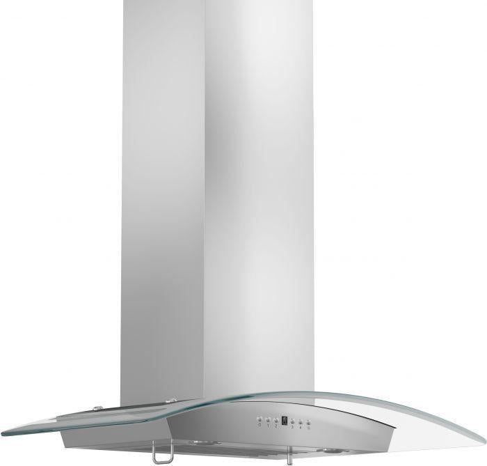 ZLINE 30 in. Stainless Steel Indoor Wall Range Hood with Crown Molding, KZCRN-30