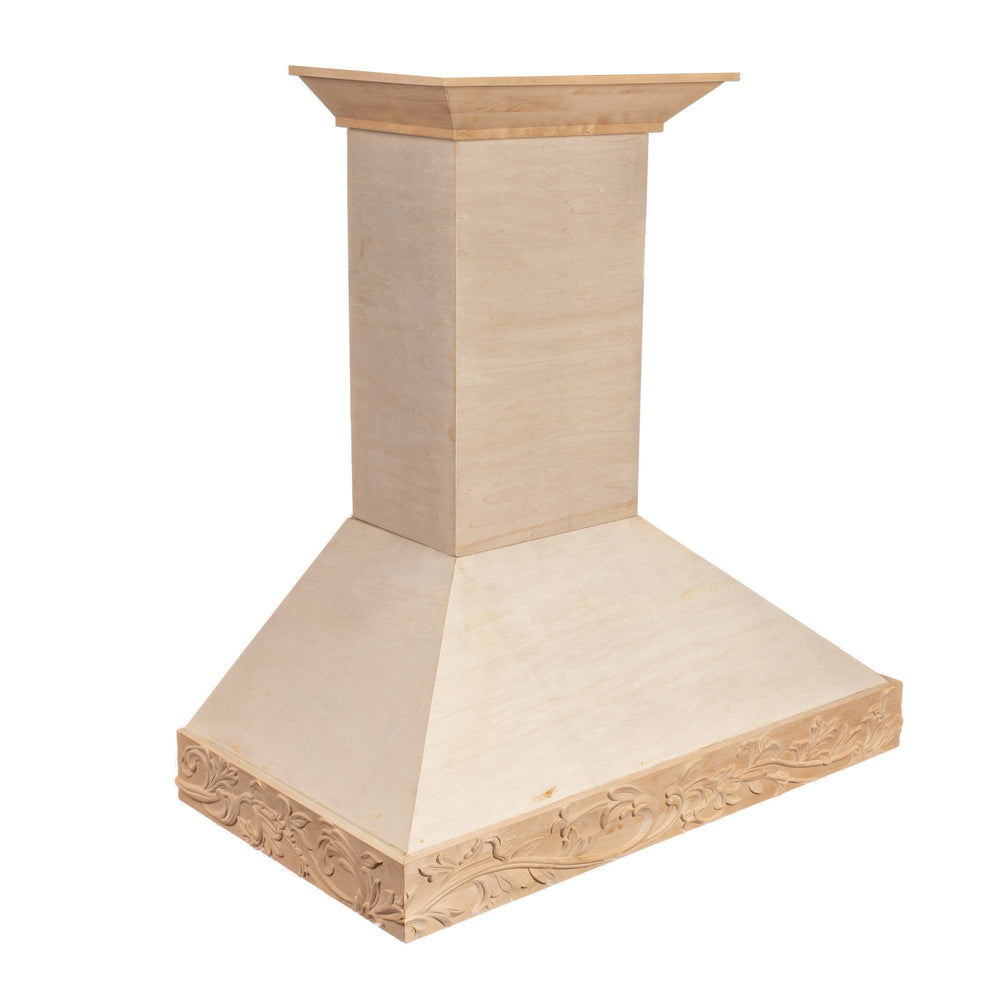 ZLINE 30" Ducted Unfinished Wooden Wall Mount Range Hood 400 CFM