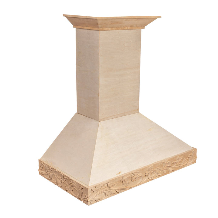 ZLINE 30" Ducted Unfinished Wooden Wall Mount Range Hood 400 CFM