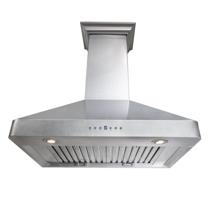 ZLINE 48 in. Wall Range Hood, DuraSnow® Finished, Stainless Steel, 8KF2S-48