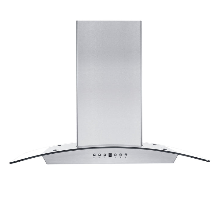 ZLINE 36" Convertible Vent Wall Mount Range Hood in Stainless Steel &amp; Glass (KZ-36)