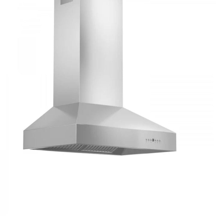 ZLINE 36 Inch Wall Mount Range Hood with Remote Dual Blower 400 CFM