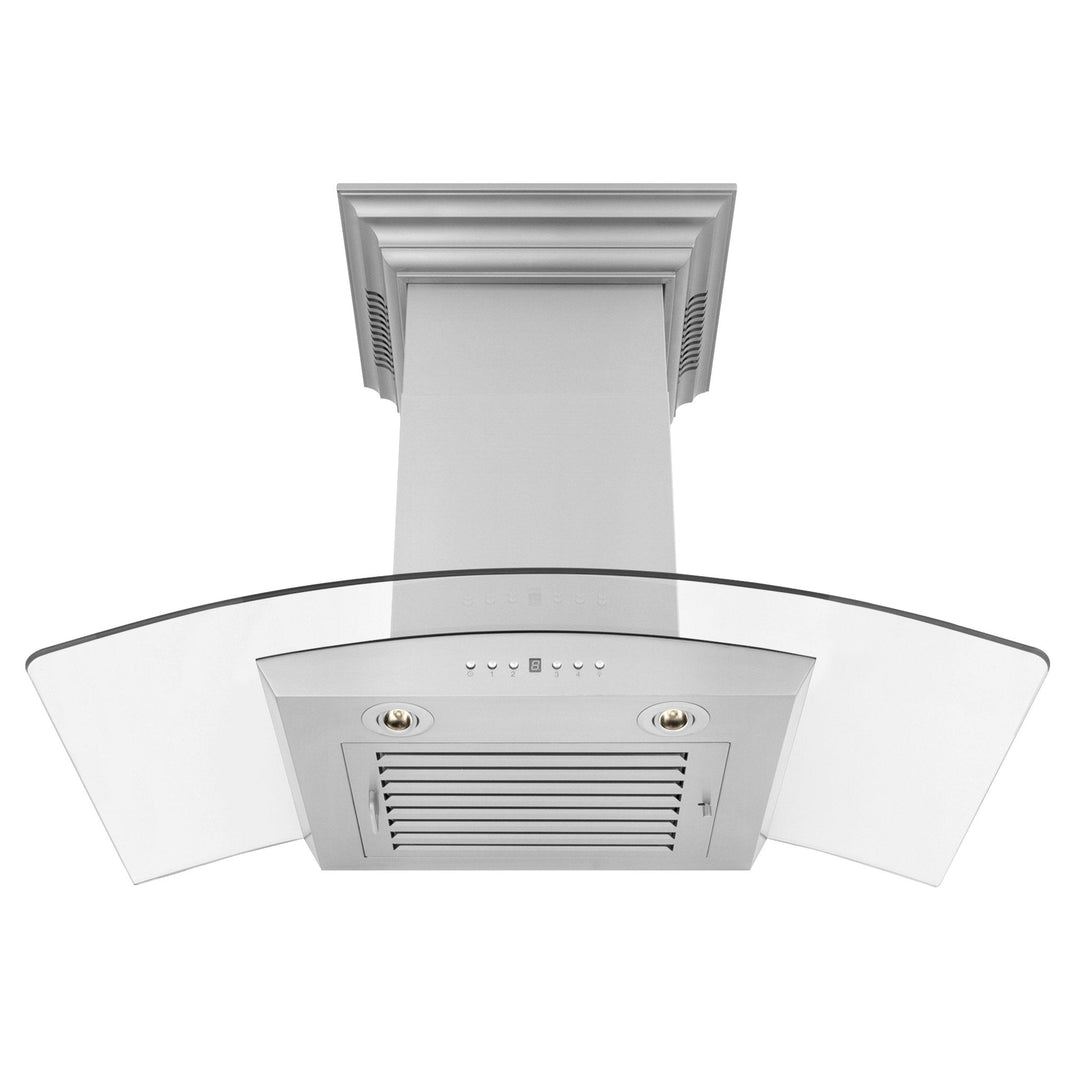 ZLINE 30” Wall Mount Range Hood in Stainless Steel Built-in CrownSound