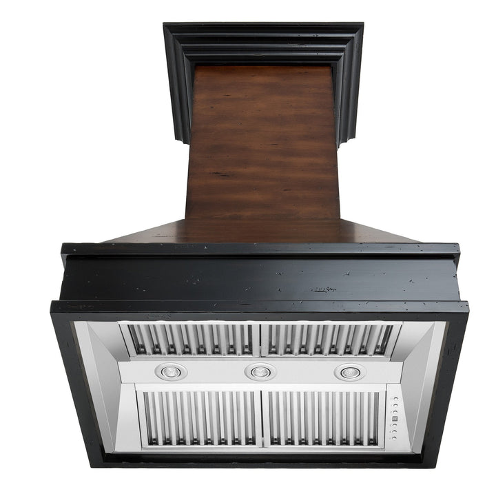 ZLINE 30” Wooden Wall Mount Range Hood in Antigua and Hamilton