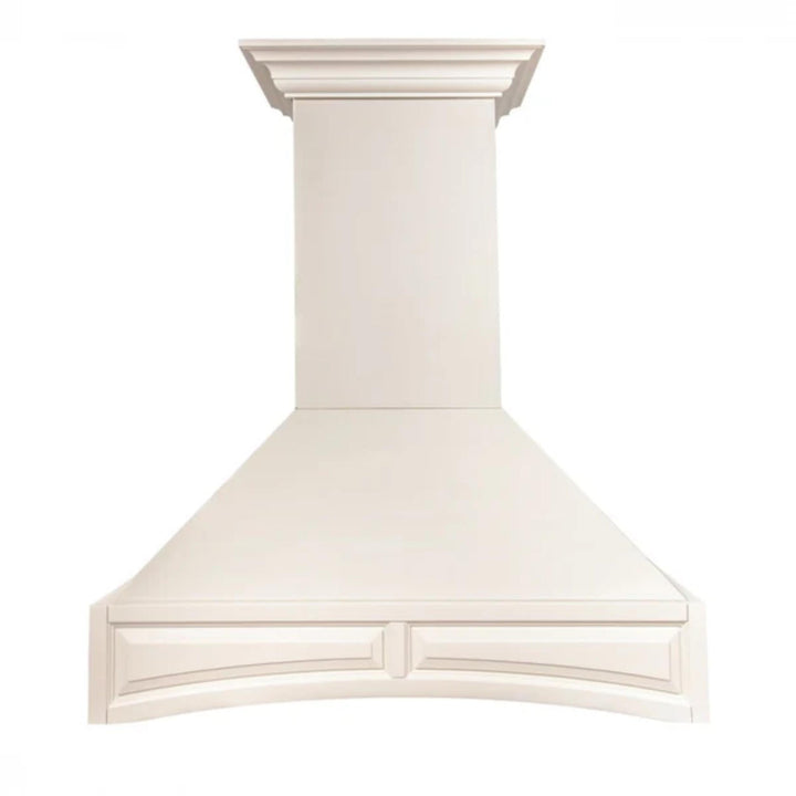 ZLINE 30" &amp; 36" Wooden Wall Mount Range Hoods with Dual Remote Blower in Cottage White