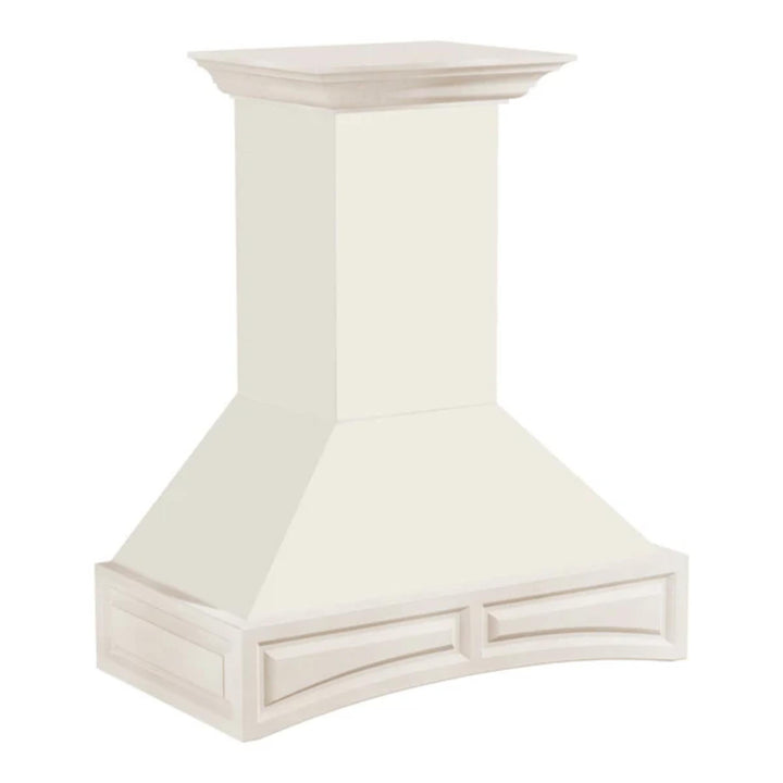 ZLINE 30" &amp; 36" Wooden Wall Mount Range Hoods with Dual Remote Blower in Cottage White