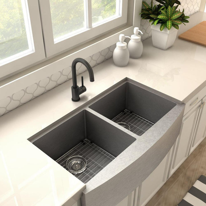ZLINE Autograph Edition Renoir Single Handle Kitchen Faucet in Matte Black (REN-KF-MB)