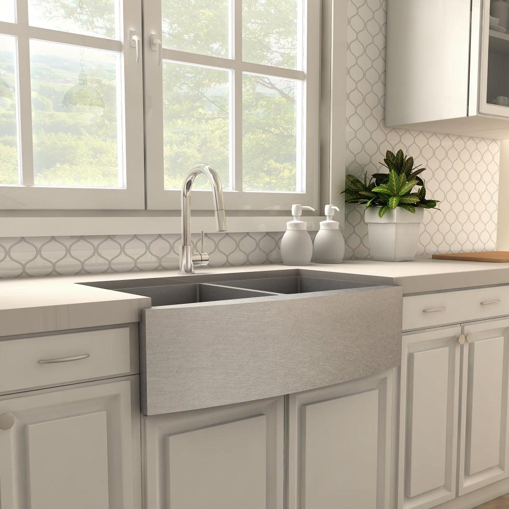 ZLINE Dante Pull Down Single Handle Kitchen Faucet in Chrome (DNT-KF-CH)