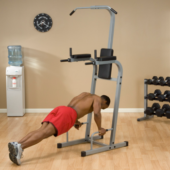 PowerLine Vertical Knee Raise and Dip Station