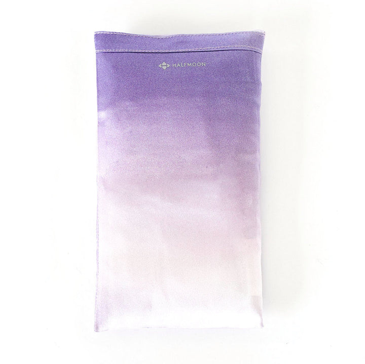 Halfmoon Crystal Collection Silk Eye Pillow in amethyst