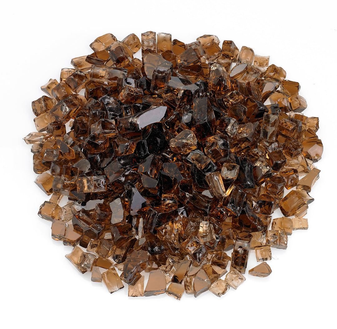 AFG - 1/2" Copper Fire Glass - 10LB Jar