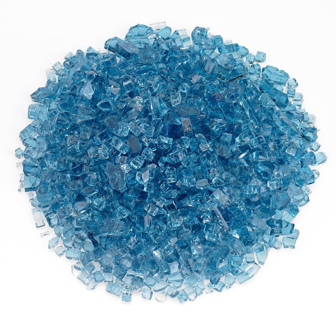 AFG - 1/4" Pacific Blue - Fire Glass - 10LB Jar