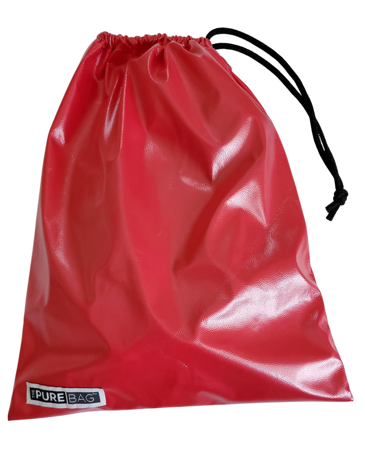 ThePureBag Hypo-Microbial Cinch Bag Poppy Red