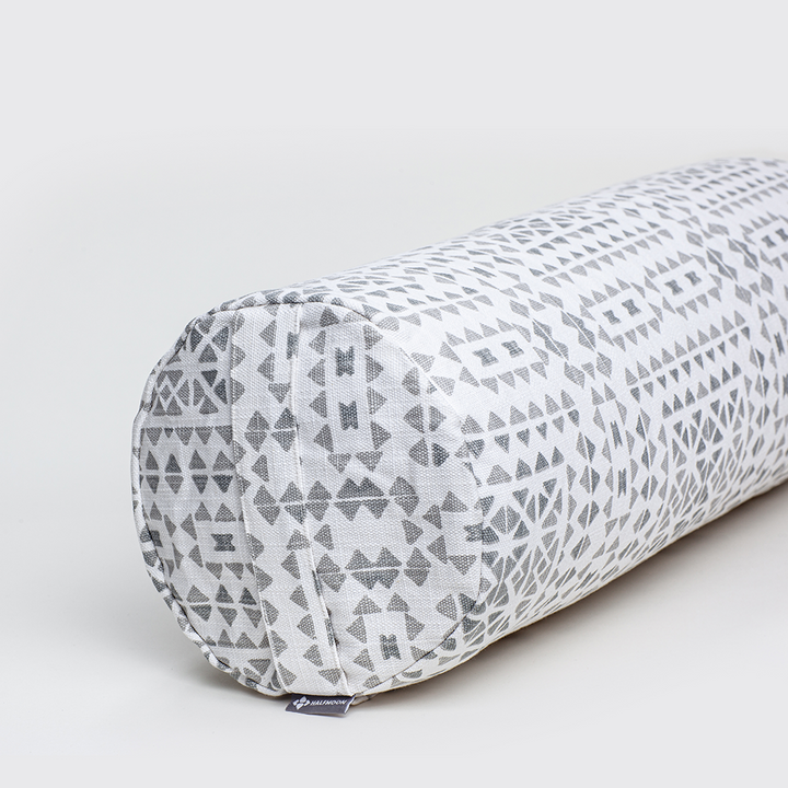 Halfmoon Cylindrical Bolster Solstice Closeup