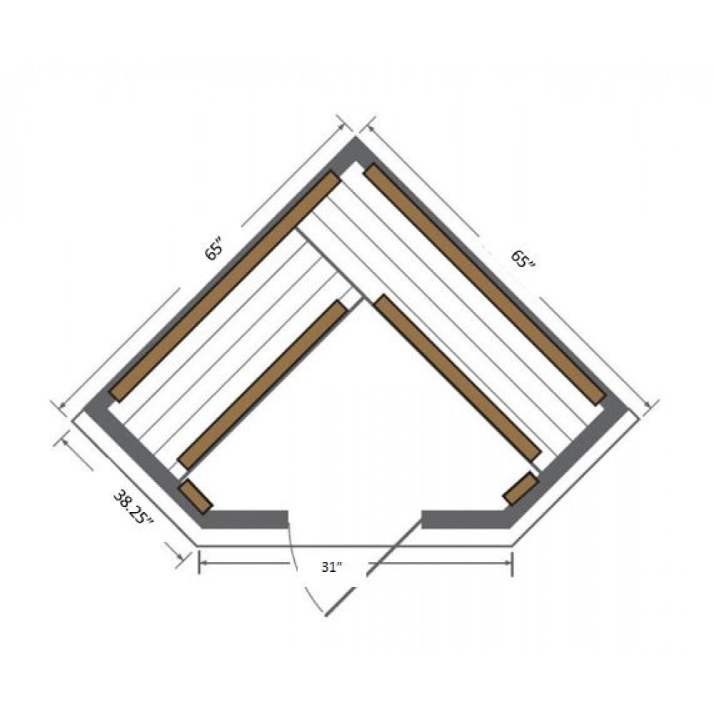 Sunray 4 Person Bristol Bay Infrared Sauna