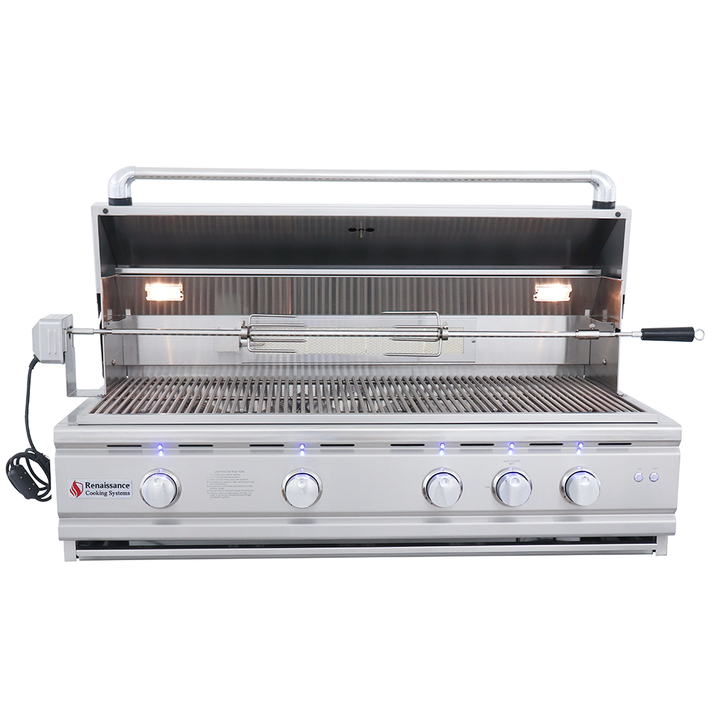 RCS Gas Grills - 42" Cutlass Pro Built-In Grill w/ Window - RON42AW