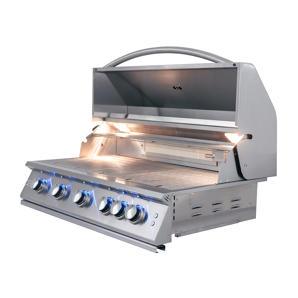 RCS Gas Grills - 40" Premier w/ Lights Freestanding Grill - RJC40AL CK