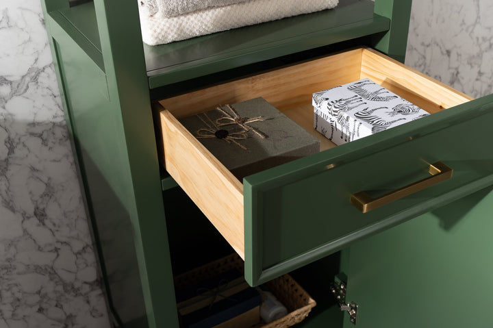 Legion Furniture WLF2121 Series 21" Linen Cabinet in Vogue Green