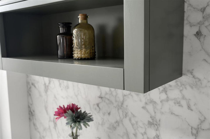 Legion Furniture WLF2124 Series 24" Toilet Topper Cabinet in Pewter Green