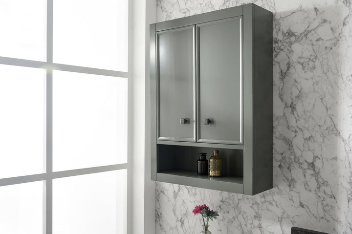 Legion Furniture WLF2124 Series 24" Toilet Topper Cabinet in Pewter Green