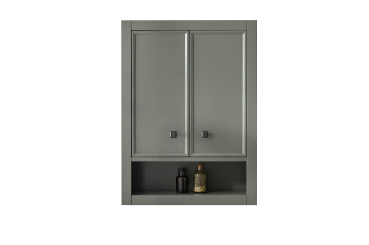 Legion Furniture WLF2124 Series 24" Toilet Topper Cabinet in Pewter Green