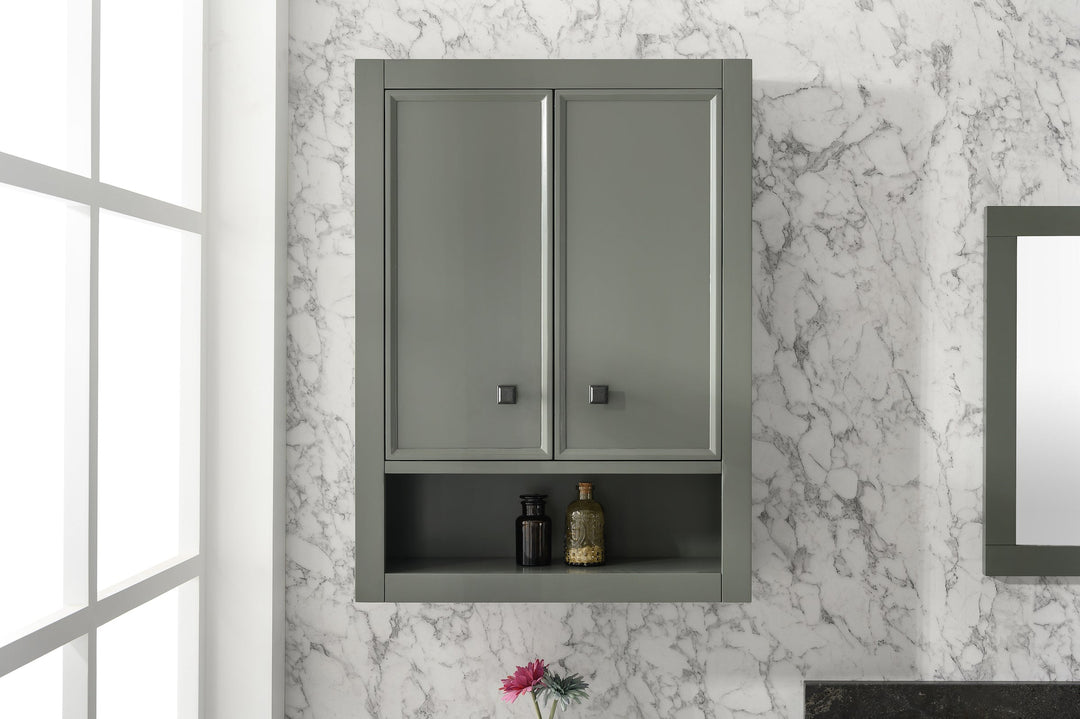 Legion Furniture WLF2124 Series 24" Toilet Topper Cabinet in Pewter Green