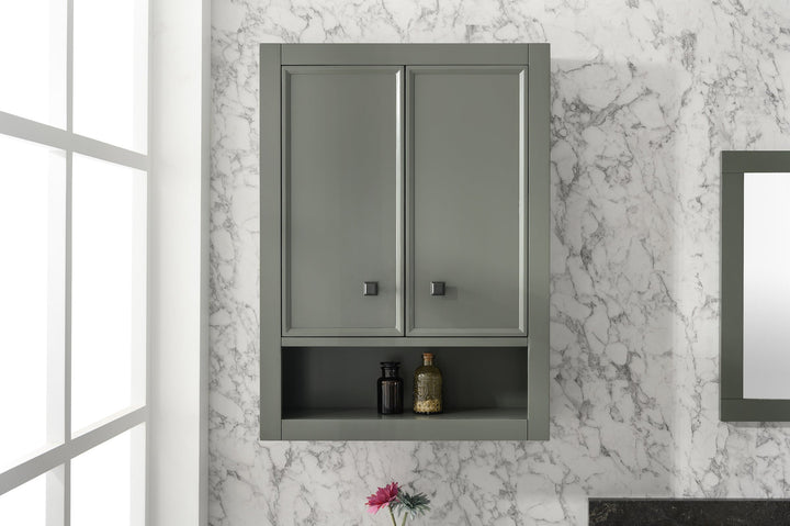 Legion Furniture WLF2124 Series 24" Toilet Topper Cabinet in Pewter Green