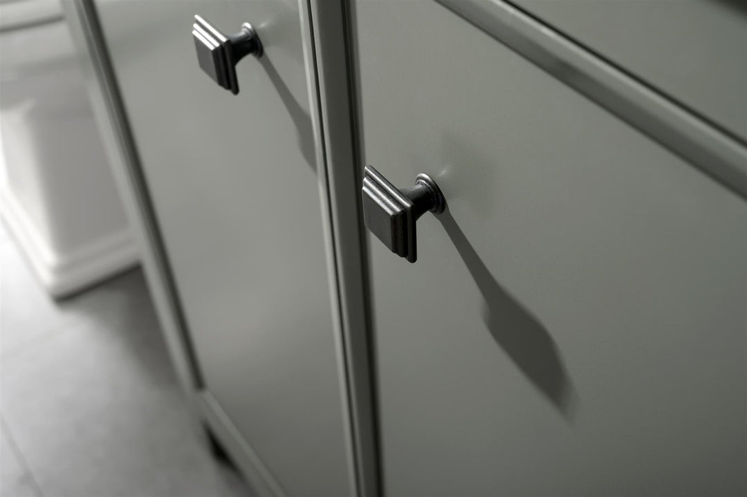 Legion Furniture WLF2130 Series 30" Single Sink Vanity in Pewter Green with Blue Limestone Top