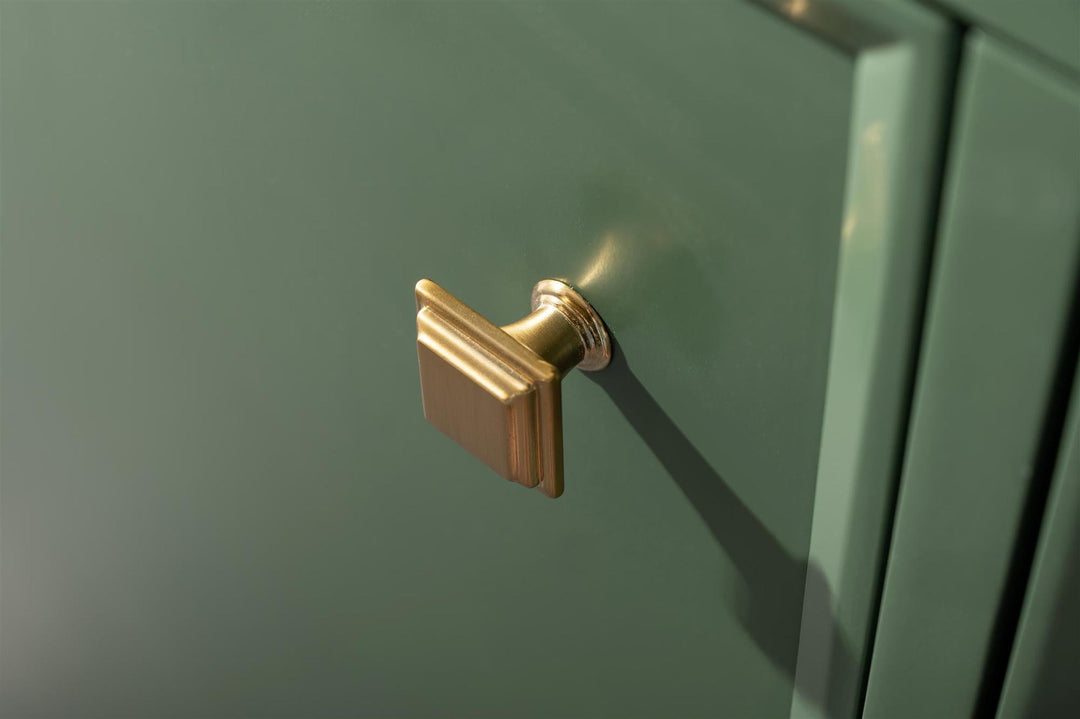 Legion Furniture WLF2154 Series 54” Double Sink Vanity in Vogue Green with Carrara Marble White Top