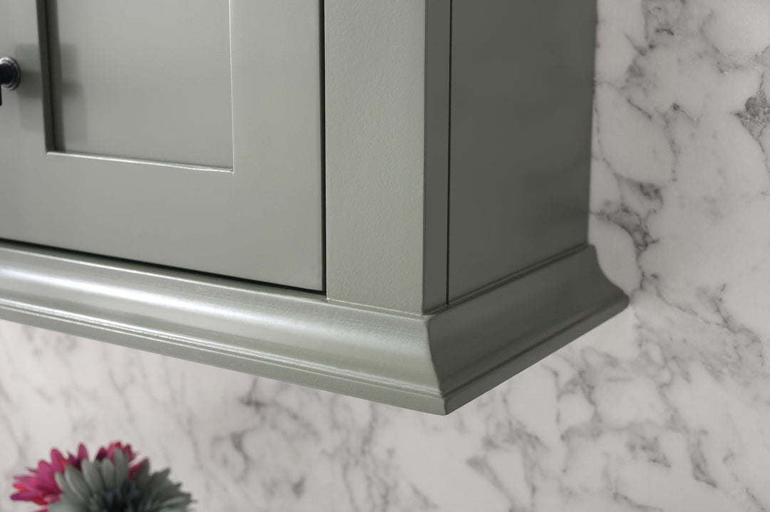 Legion Furniture WLF2224 Series 24" Toilet Topper Cabinet in Pewter Green