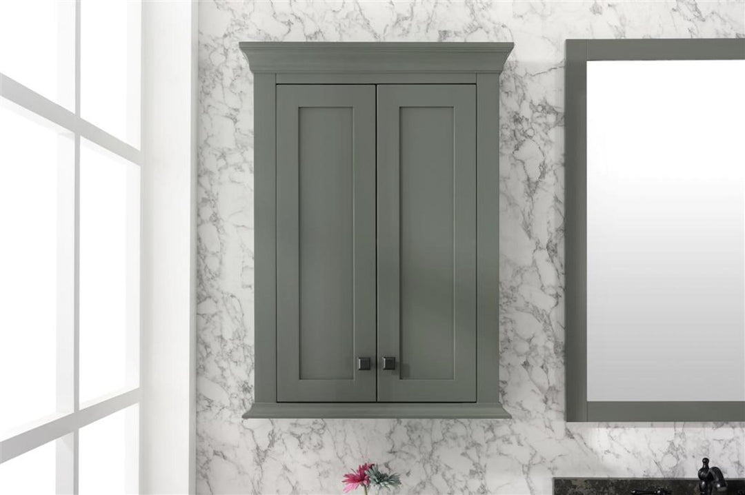 Legion Furniture WLF2224 Series 24" Toilet Topper Cabinet in Pewter Green