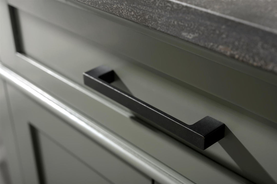 Legion Furniture WLF2230 Series 30" Single Sink Vanity in Pewter Green with Blue Limestone Top