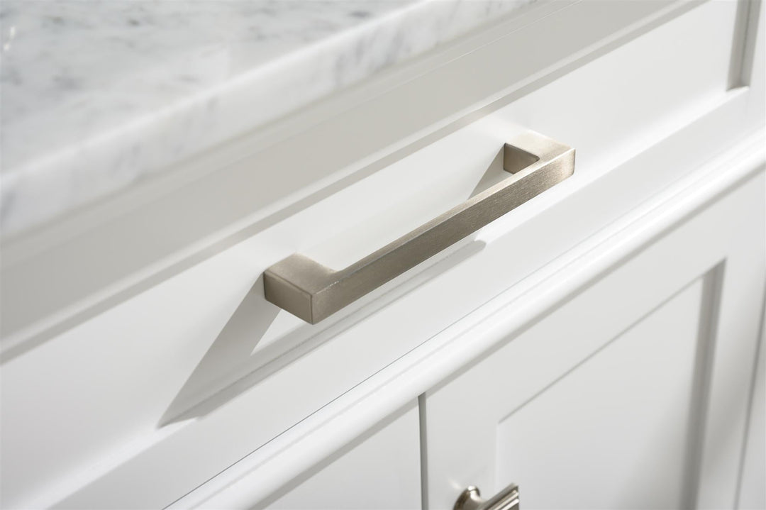 Legion Furniture WLF2230 Series 30" Single Sink Vanity in White with Carrara Marble White Top