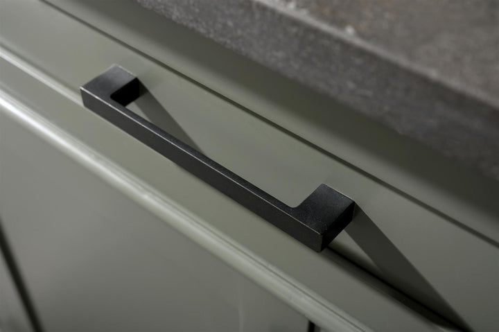 Legion Furniture WLF2236 Series 36” Single Sink Vanity in Pewter Green with Blue Limestone Top