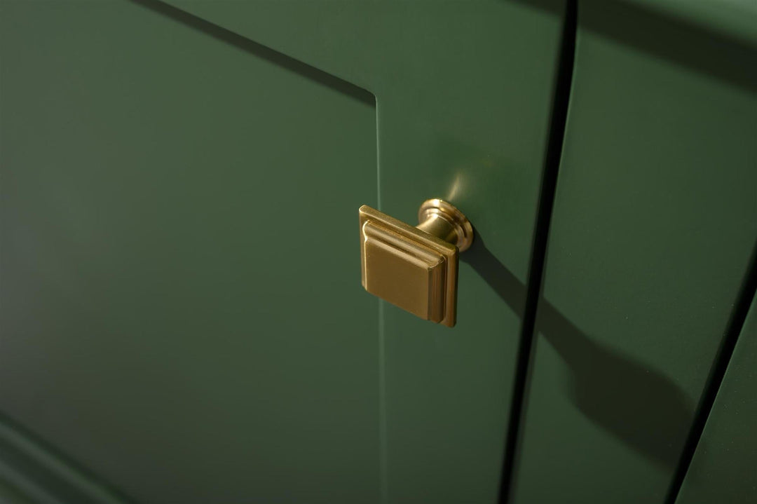 Legion Furniture WLF2236 Series 36” Single Sink Vanity in Vogue Green with Carrara Marble White Top