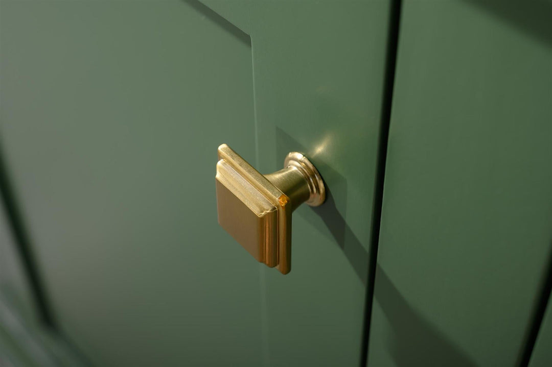 Legion Furniture WLF2254 Series 54” Double Sink Vanity in Vogue Green with Carrara Marble White Top