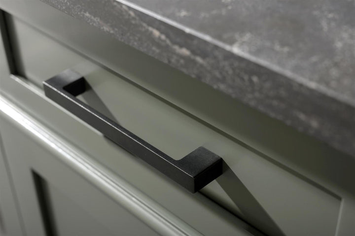 Legion Furniture WLF2260 Series 60” Double Sink Vanity in Pewter Green with Blue Limestone Top