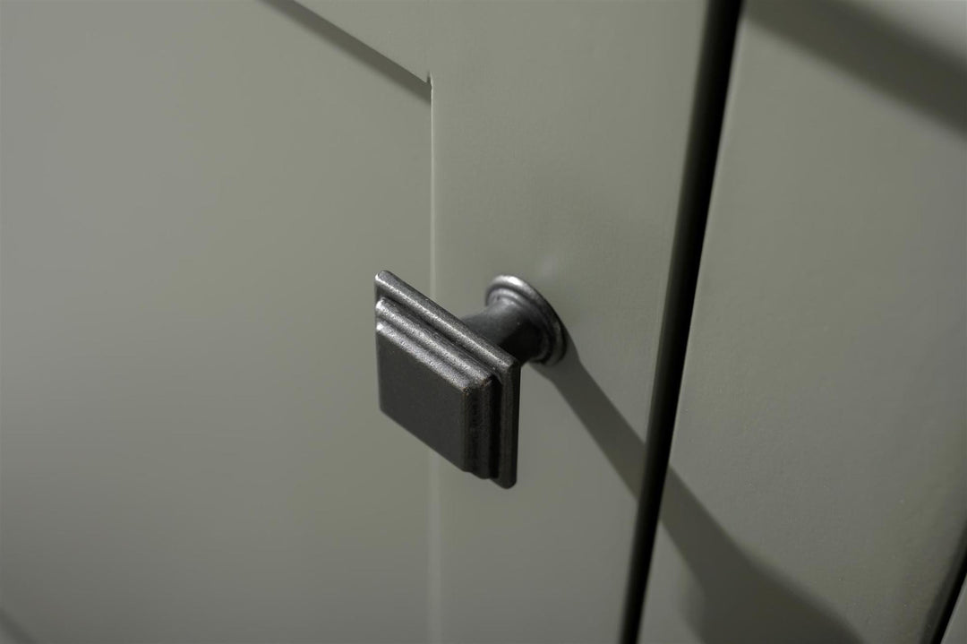 Legion Furniture WLF2260 Series 60” Double Sink Vanity in Pewter Green with Blue Limestone Top