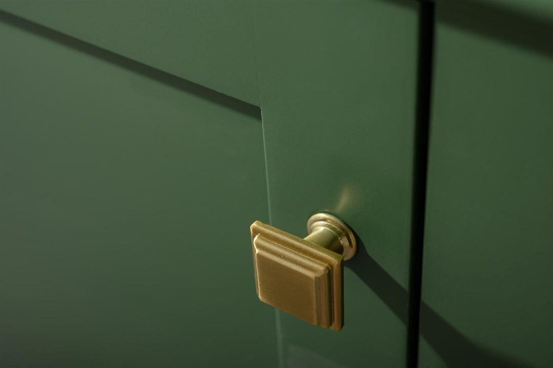 Legion Furniture WLF2260 Series 60” Double Sink Vanity in Vogue Green with Carrara Marble White Top